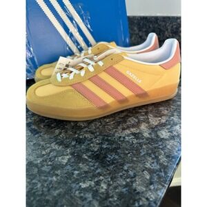 Adidas Women's Gazelle‎ Indoor Suede 'Yellow/Pink' - IE2959 Sz 9 Shoes, Sneakers